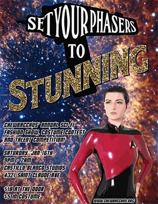 Set Your Phasers To Stunning – Jan 16th