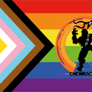 Single Sided Chewbacchus Pride Flag